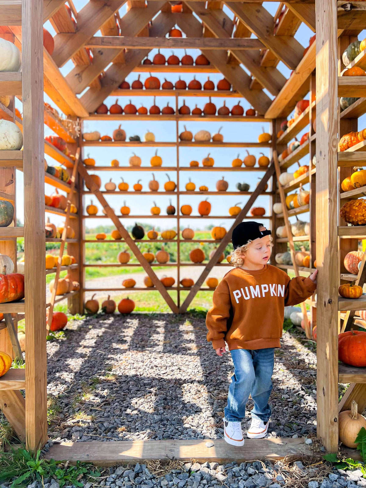 Pumpkin Crewneck Sweatshirt