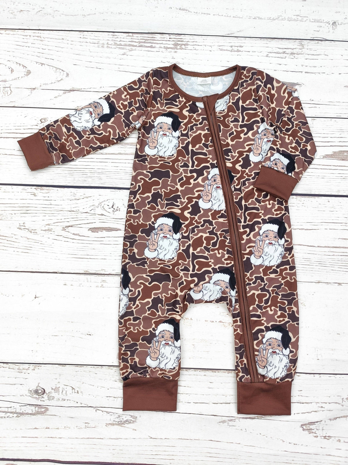 Baby Camouflage Christmas Zippy Sleeper