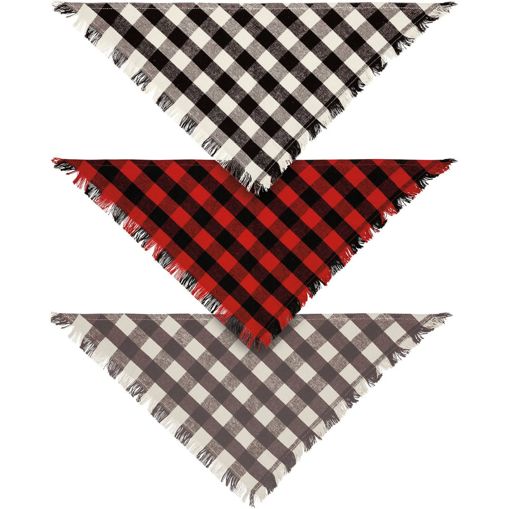 Buffalo Check Small Pet Bandana