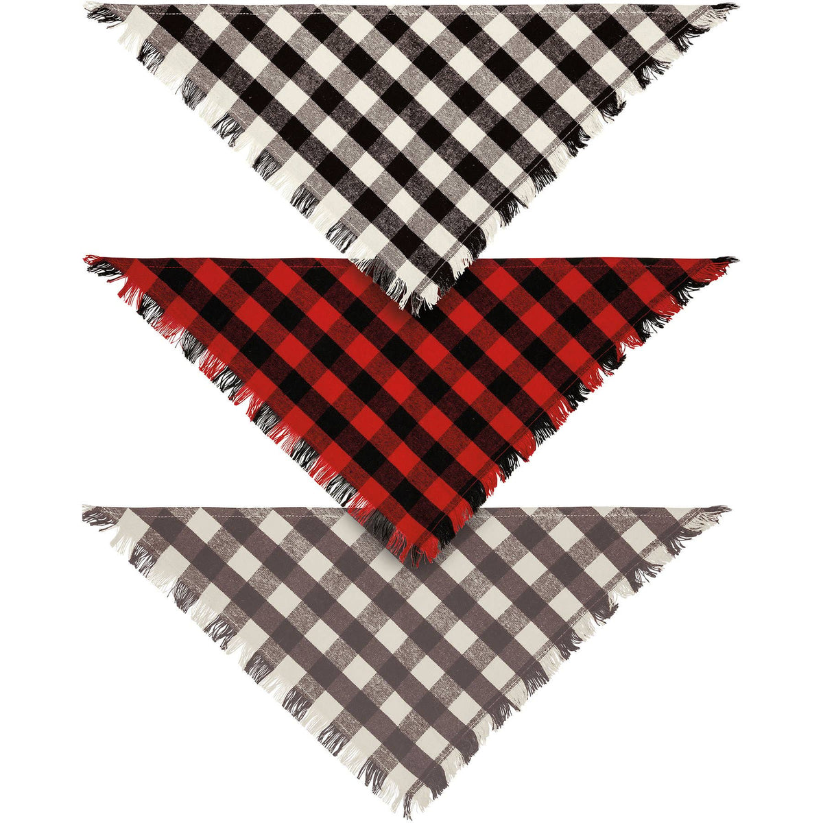 Buffalo Check Small Pet Bandana