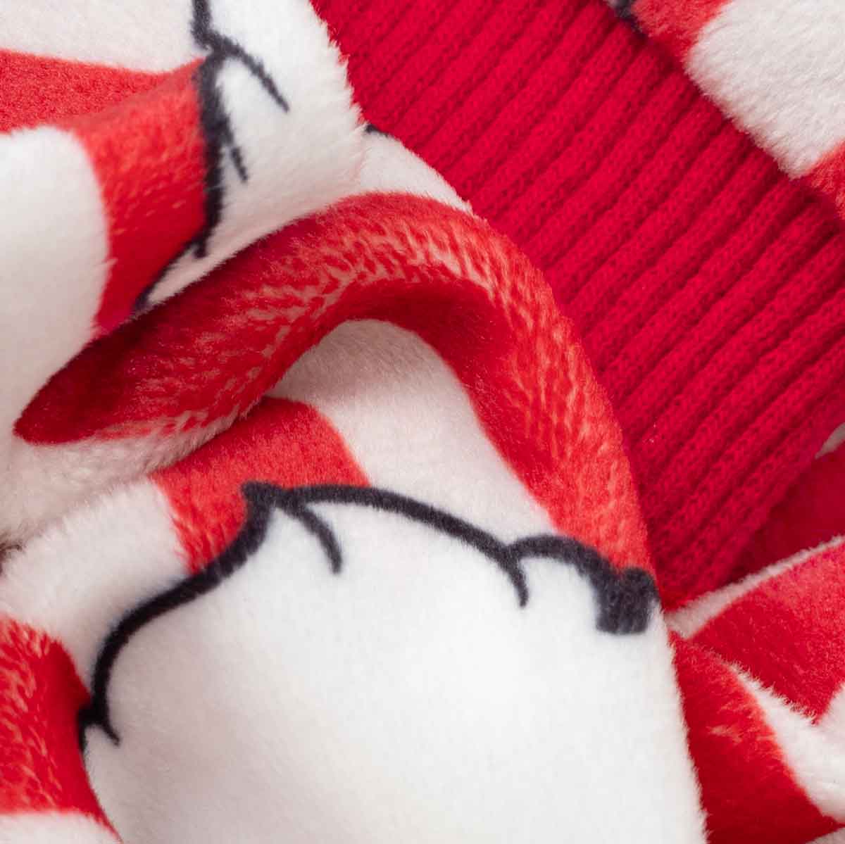 Santa Striped Dog Christmas Pajamas