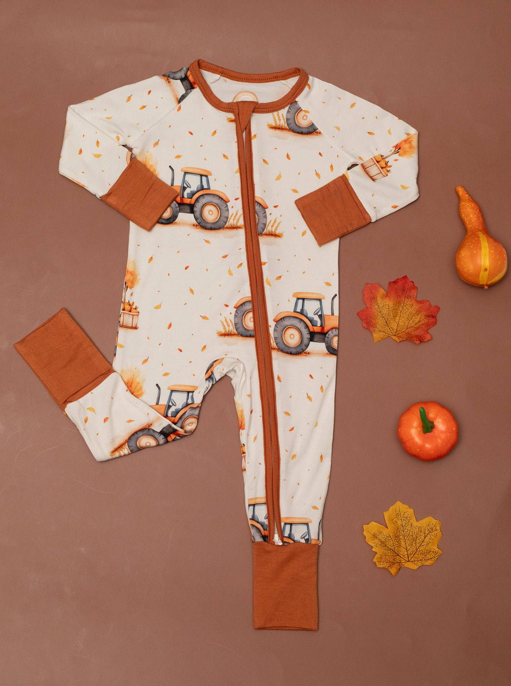Harvest Tractor Romper