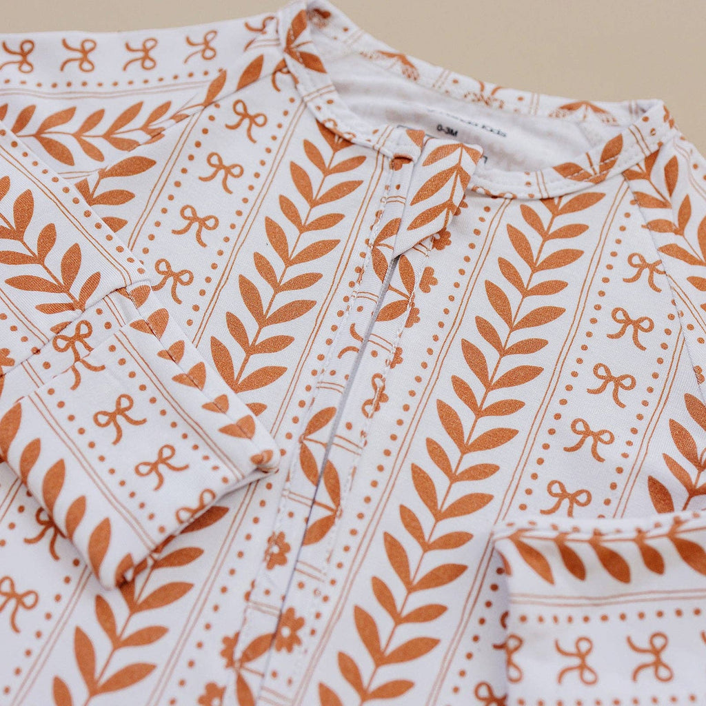 Bamboo Zip Romper | Boho Daisy