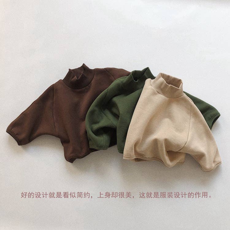 High Neck Fleece Pullover
