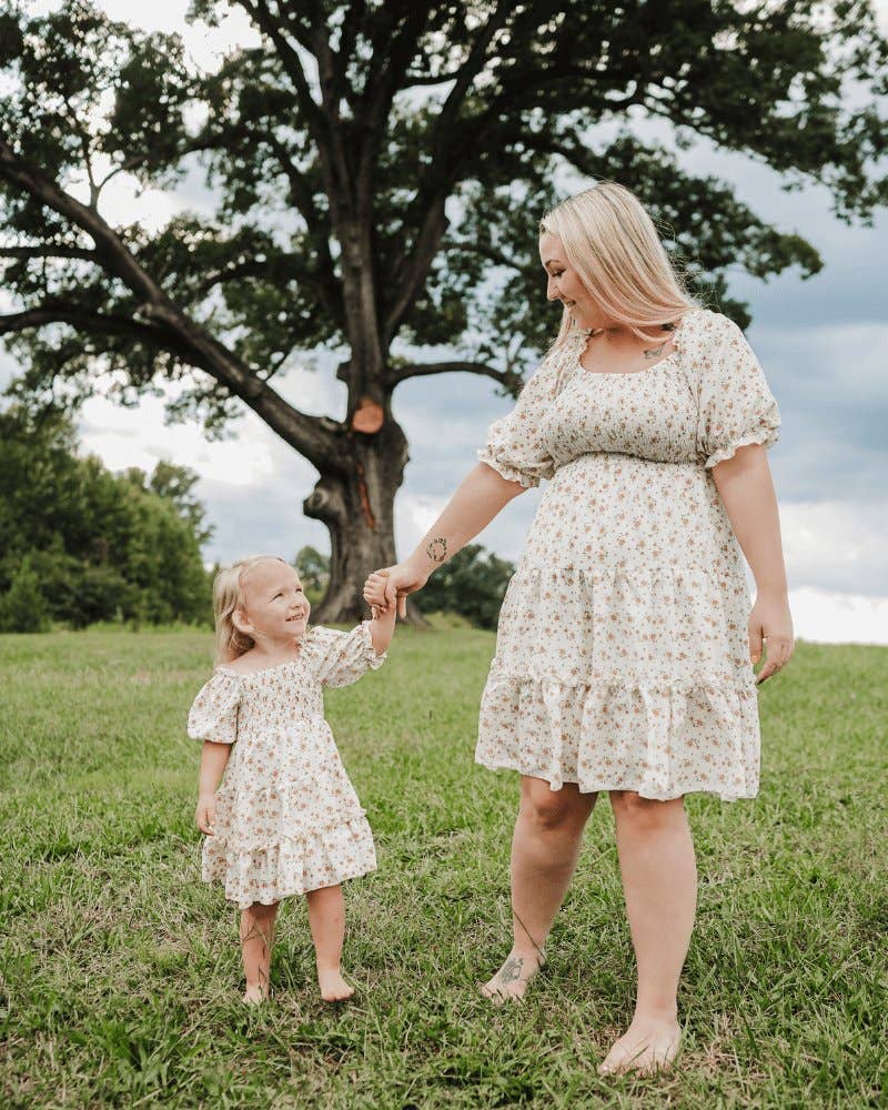 Mommy and Me Katherine Dress - Yellow Floral