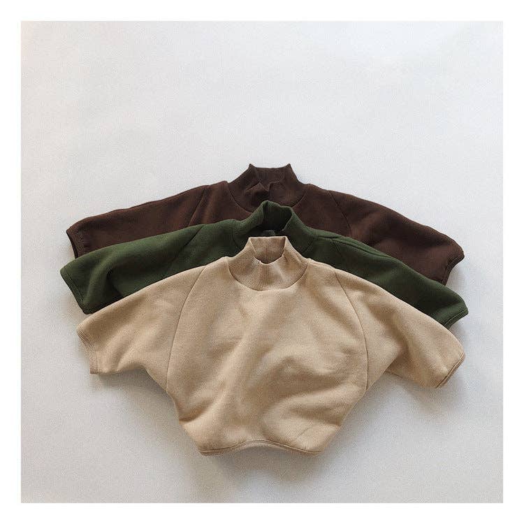 High Neck Fleece Pullover