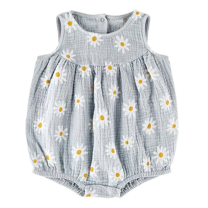Sleeveless Romper -Daisy