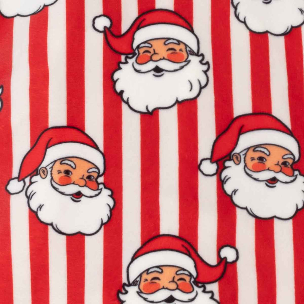 Santa Striped Dog Christmas Pajamas