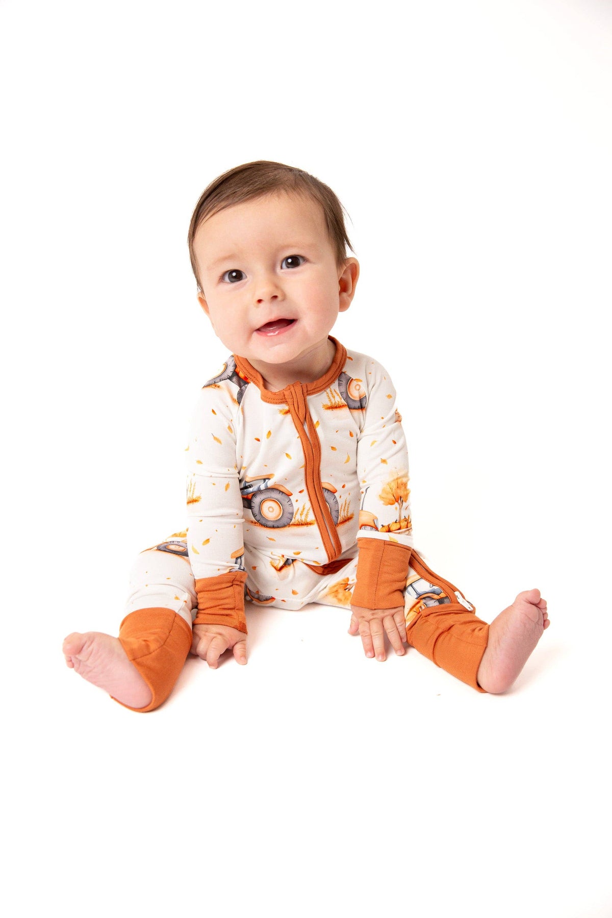 Harvest Tractor Romper