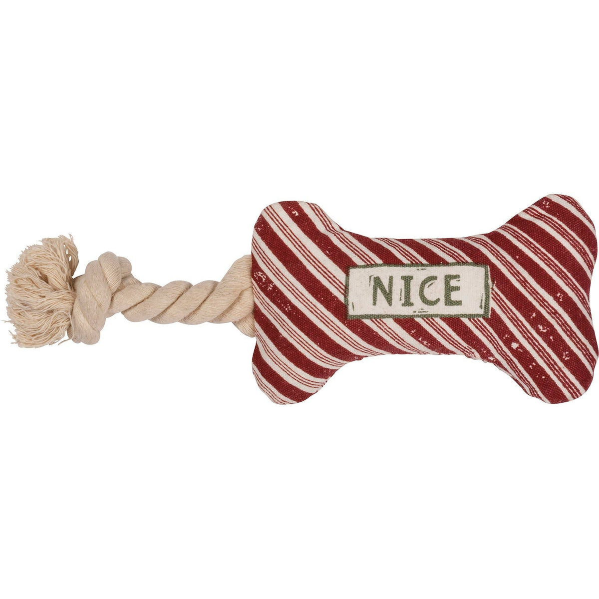 Naughty And Nice Dog Bone Toy