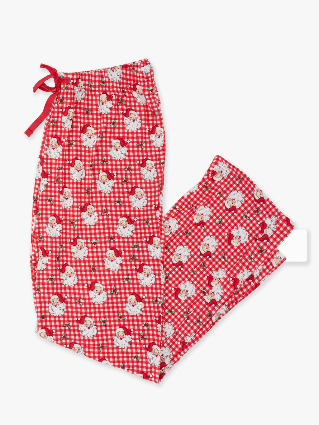 SoftSnooze™ Adult Bamboo Viscose Red Dear Santa Pajama Pants