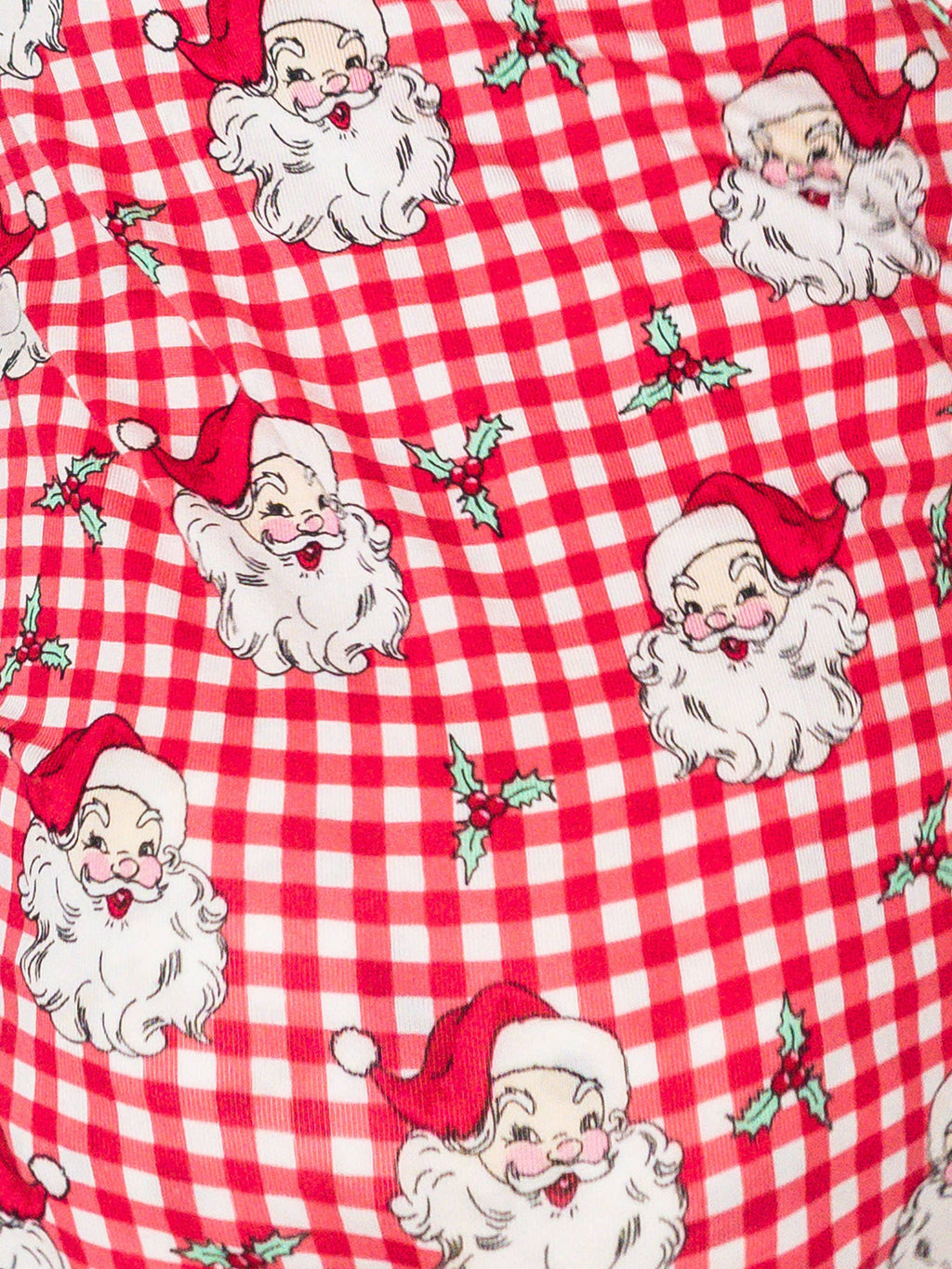 SoftSnooze™ Baby Bamboo Viscose Red Dear Santa Convertible One Piece Footie Pajama