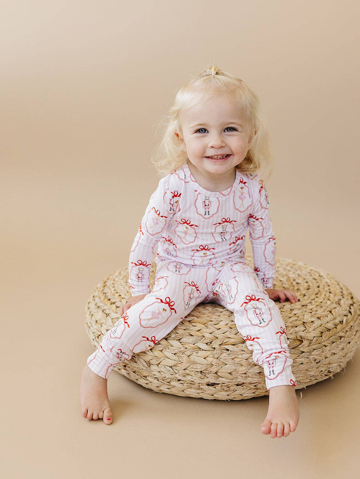 Bamboo Two Piece Set | Pink Nutcracker