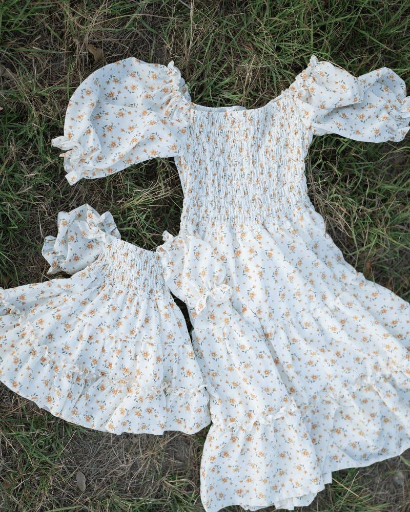 Mommy and Me Katherine Dress - Yellow Floral