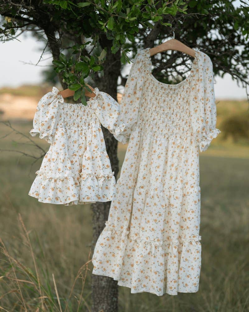 Mommy and Me Katherine Dress - Yellow Floral