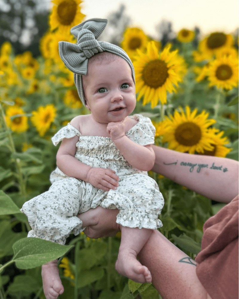 Paisley Smocked Ruffle Jumpsuit
