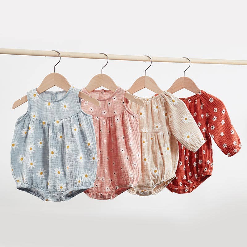 Sleeveless Romper -Daisy