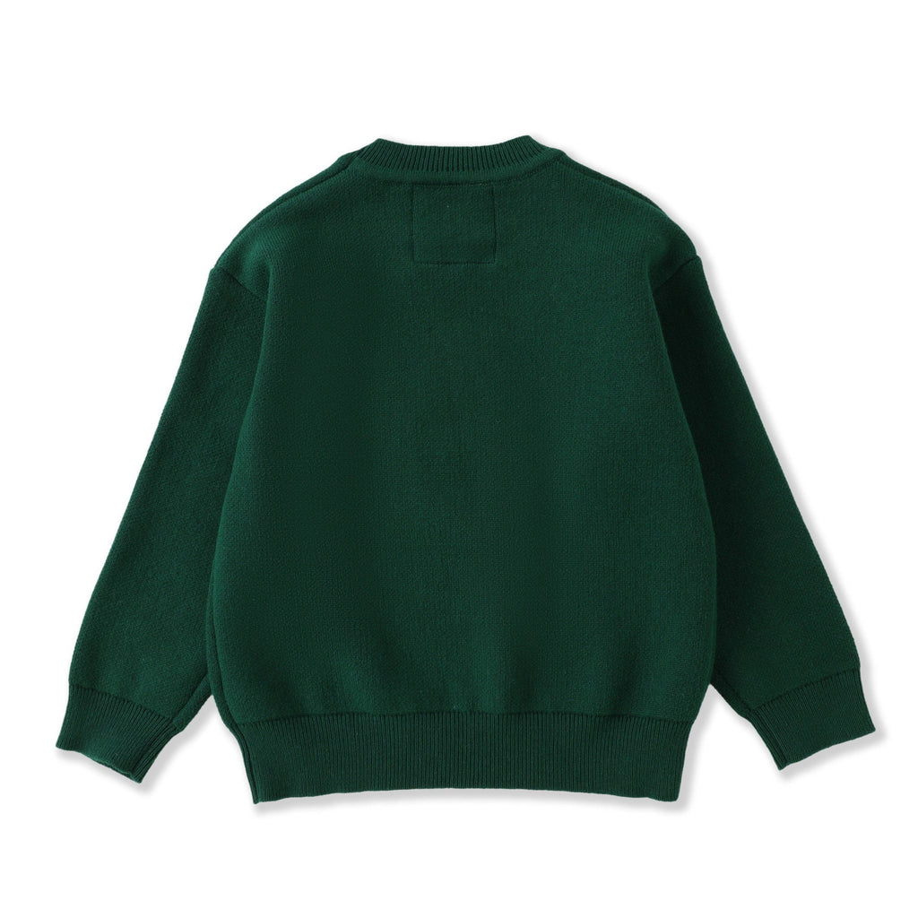 Green Santa Christmas Sweater