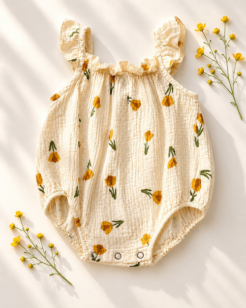 Buttercup Bloom Bubble Romper