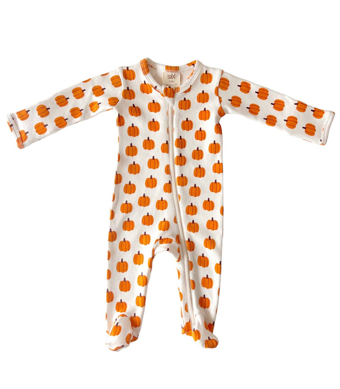 Pumpkin Organic Zip Footie