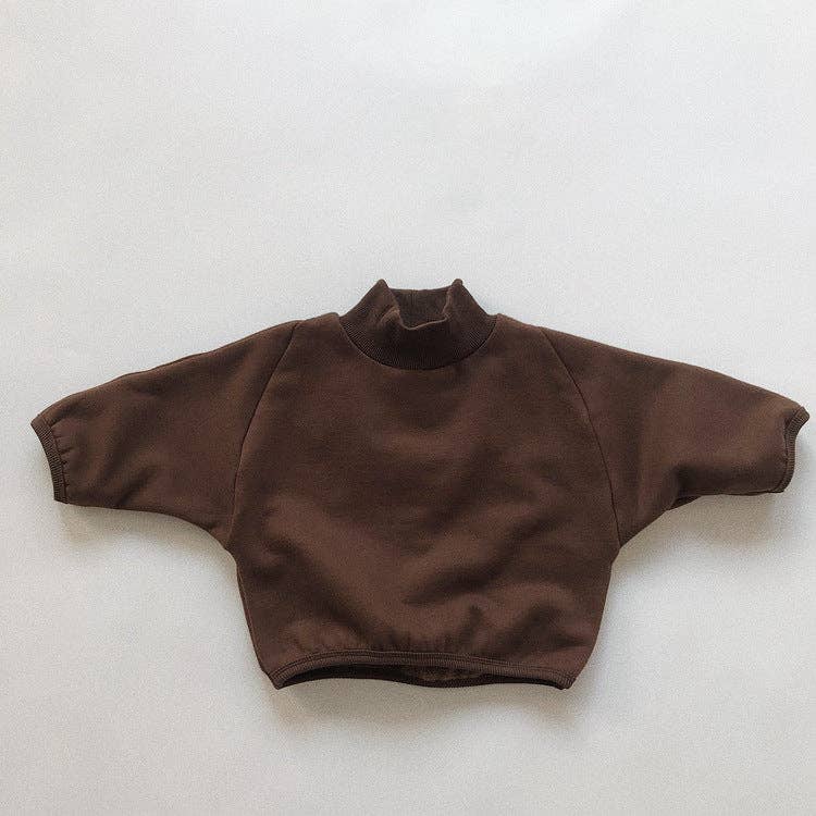 High Neck Fleece Pullover
