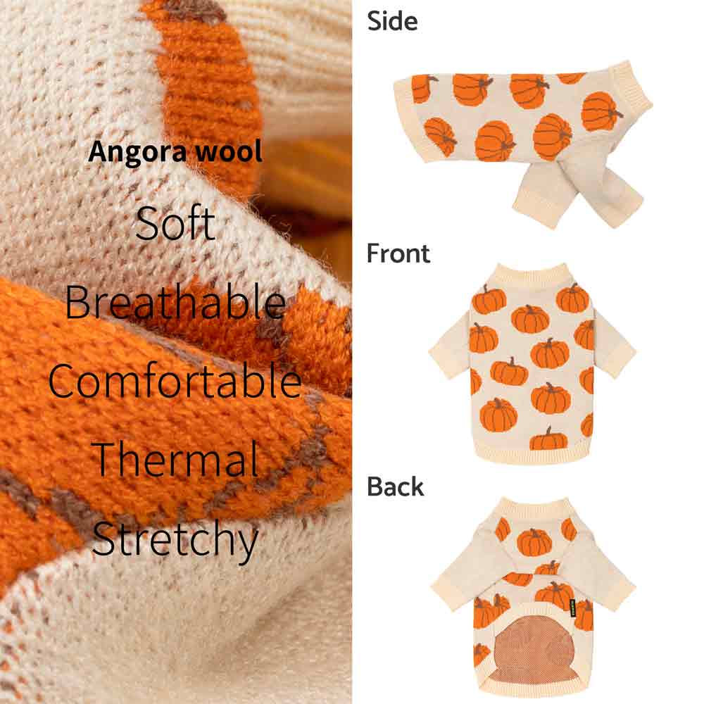 Pumpkin Dog Sweater