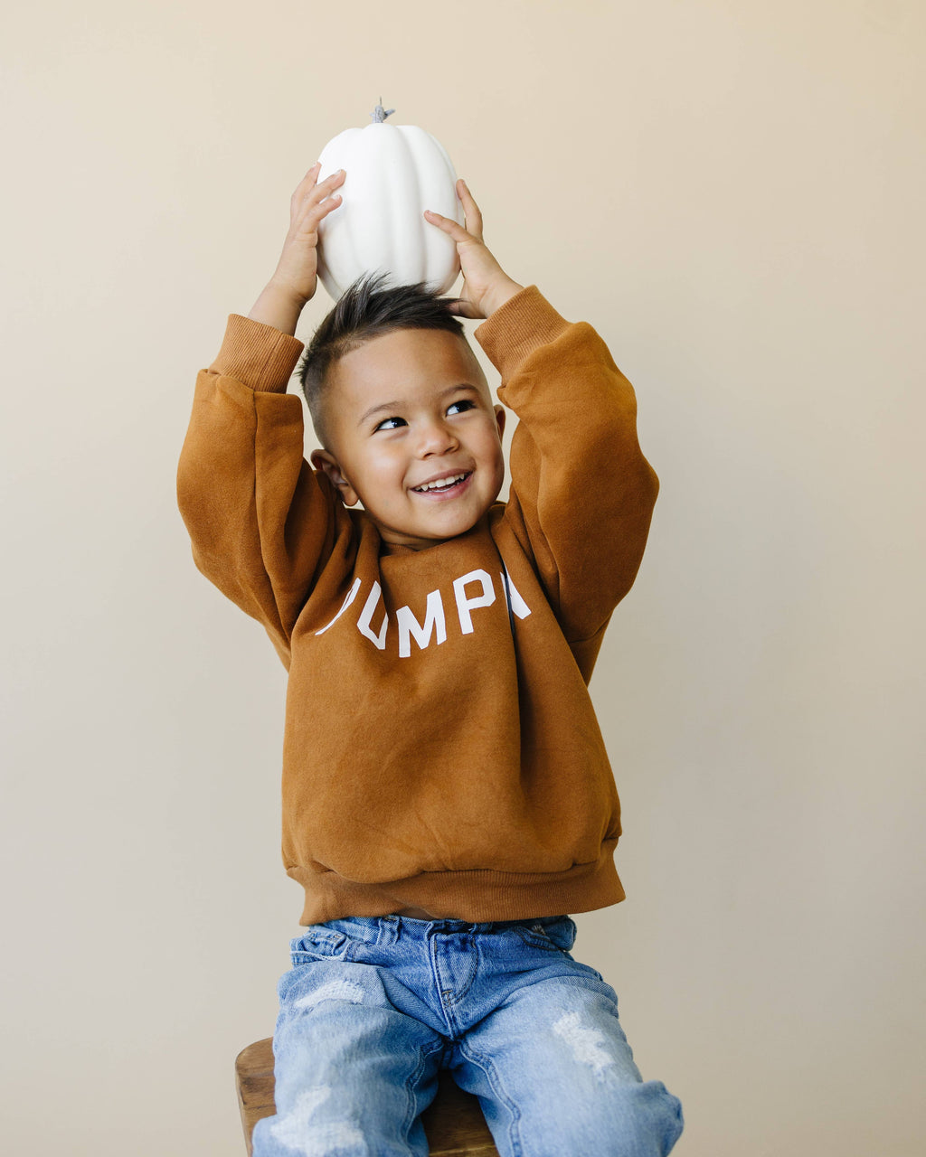 Pumpkin Crewneck Sweatshirt