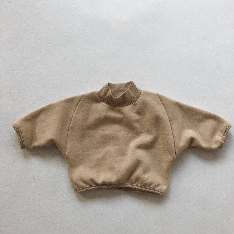 High Neck Fleece Pullover